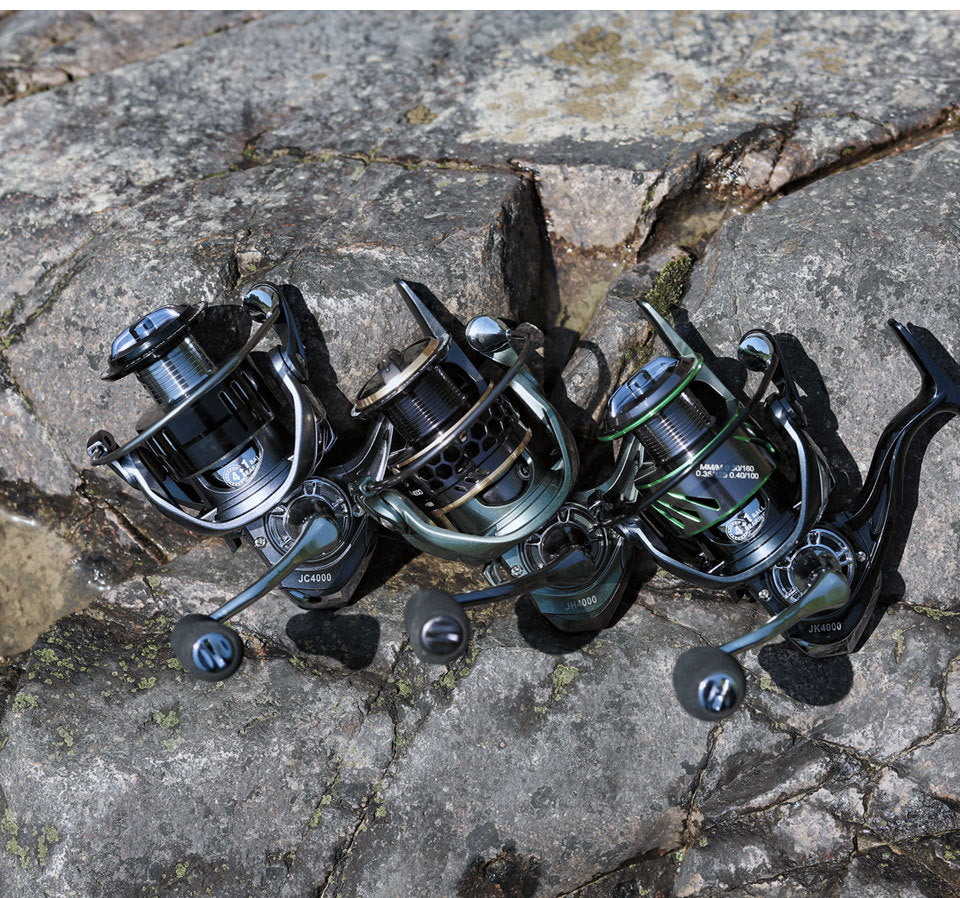 JH Spinning Wheel Sea Pole Fishing