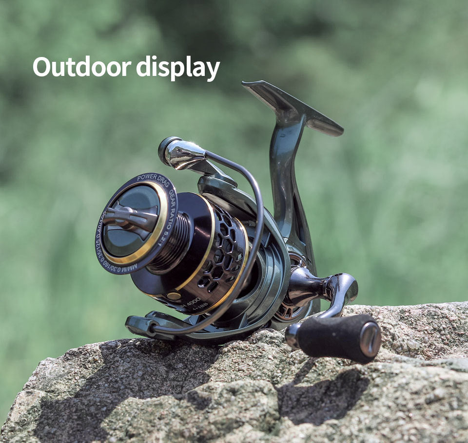 JH Spinning Wheel Sea Pole Fishing