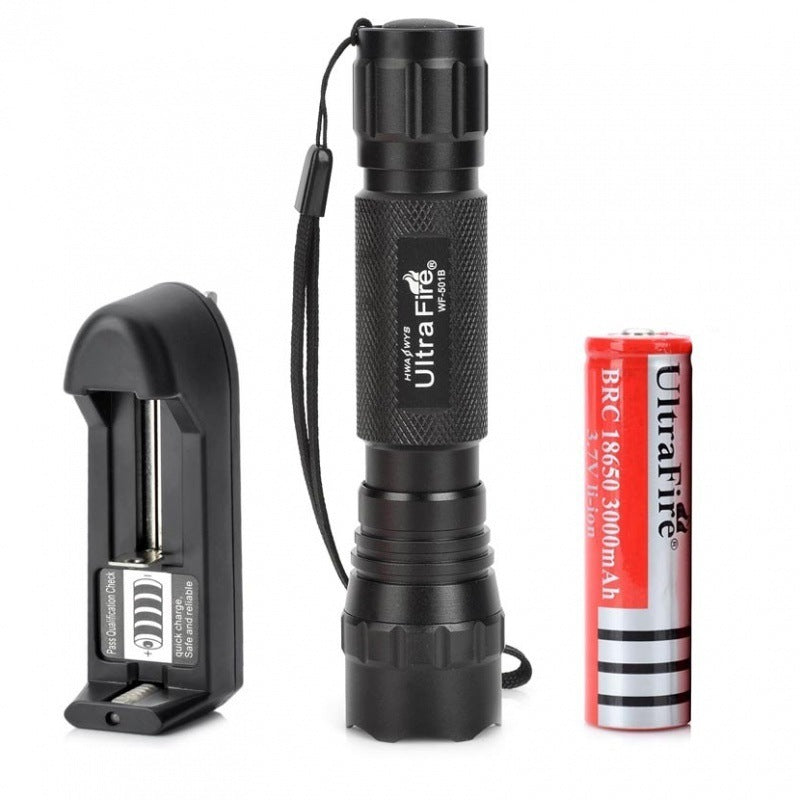 Rechargeable High-power Long-range Flashlight