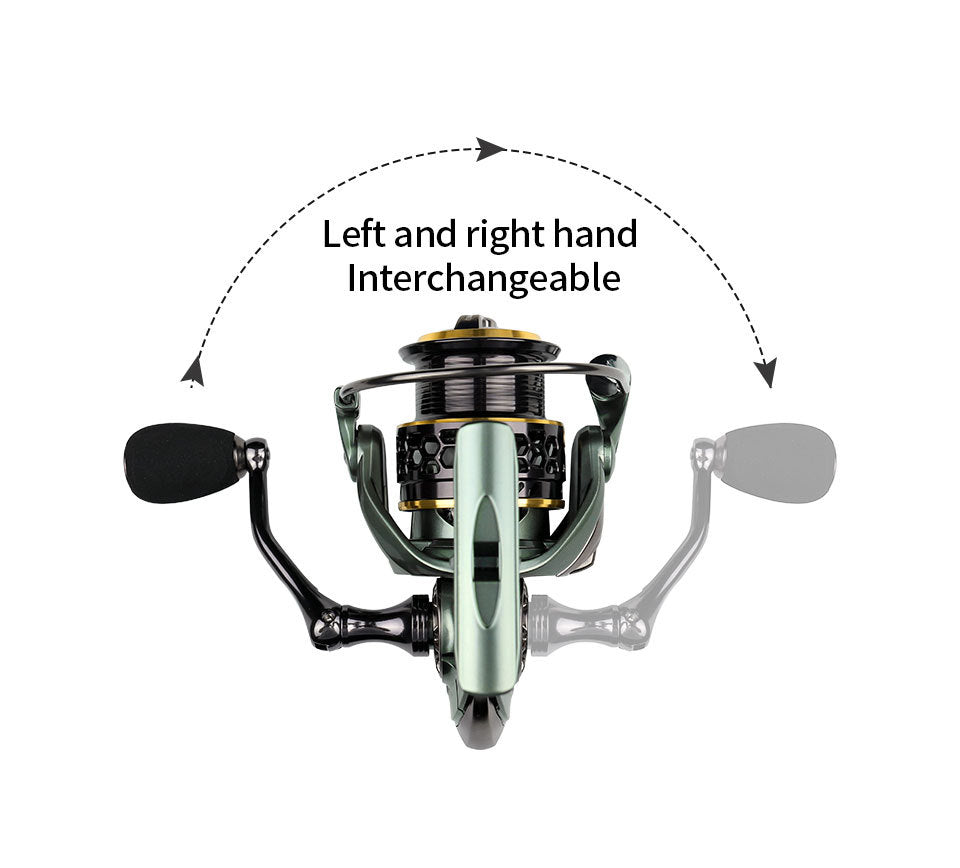 JH Spinning Wheel Sea Pole Fishing