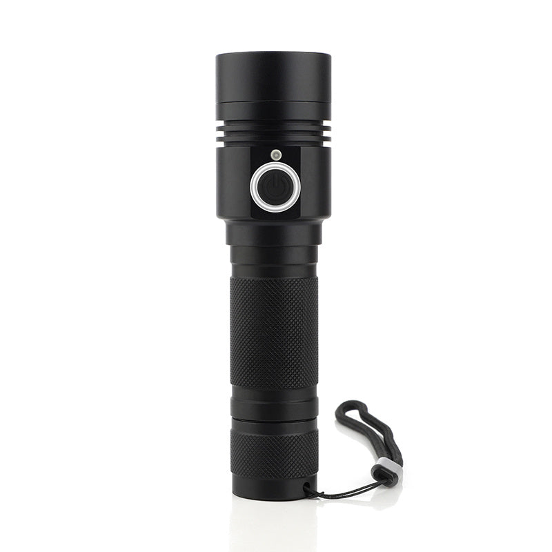 Aluminum Alloy USB Rechargeable Flashlight